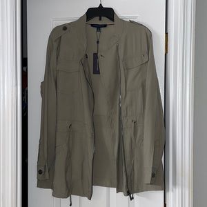 Army Green Long Sleeve Tommy Hilfiger Jacket NWT